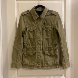 Madewell Women’s Jacket All-Weather Olive Green